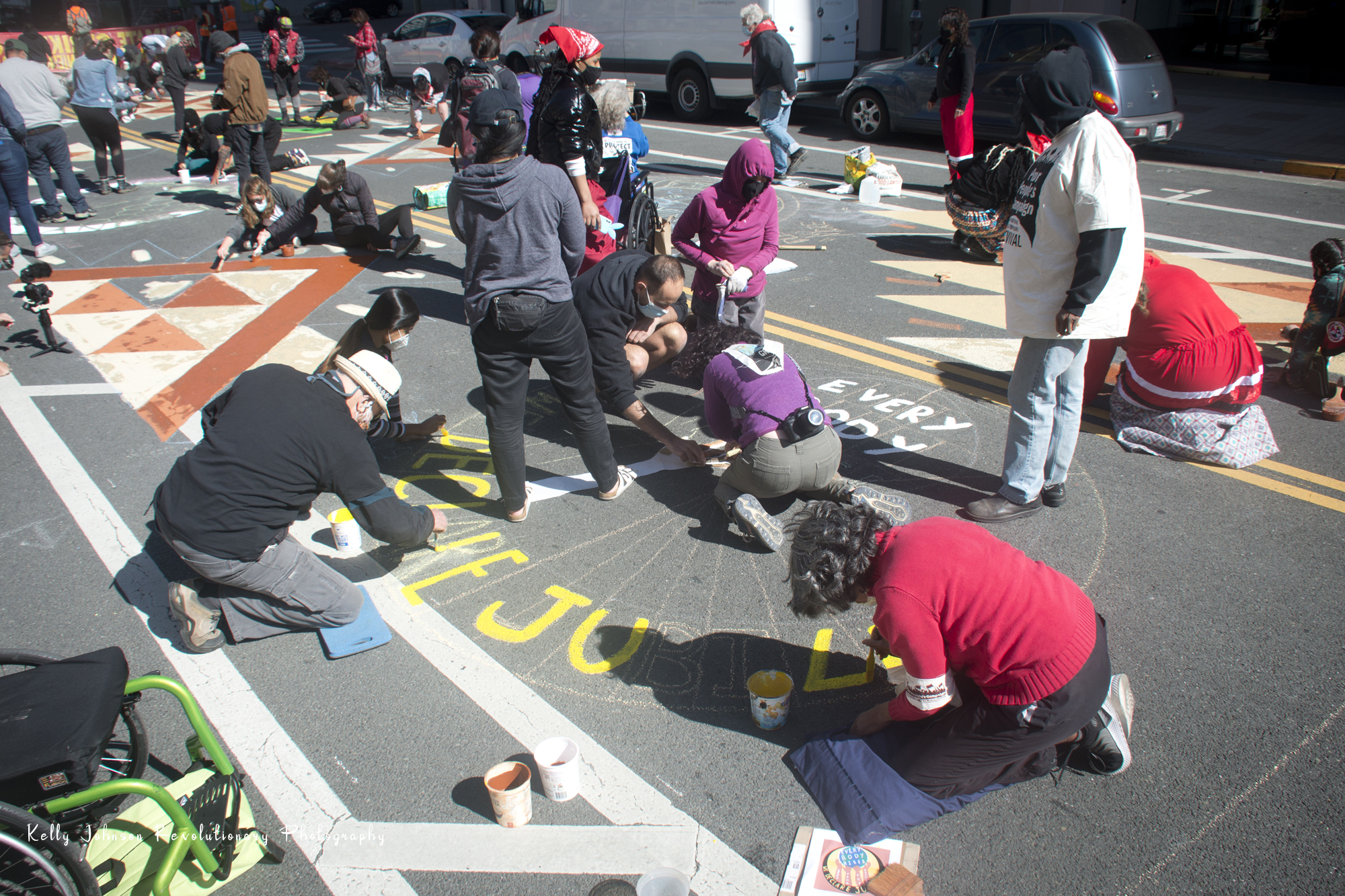 Stop Line 3 Street Mural:February 27th, 2021